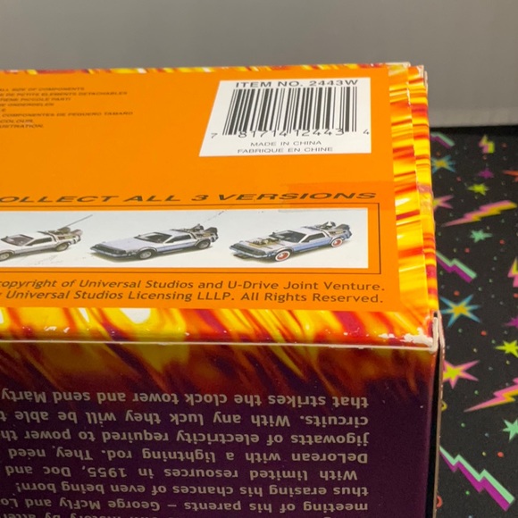 Sealed Welly Back to the Future Delorean Time Machine - Picture 12 of 13